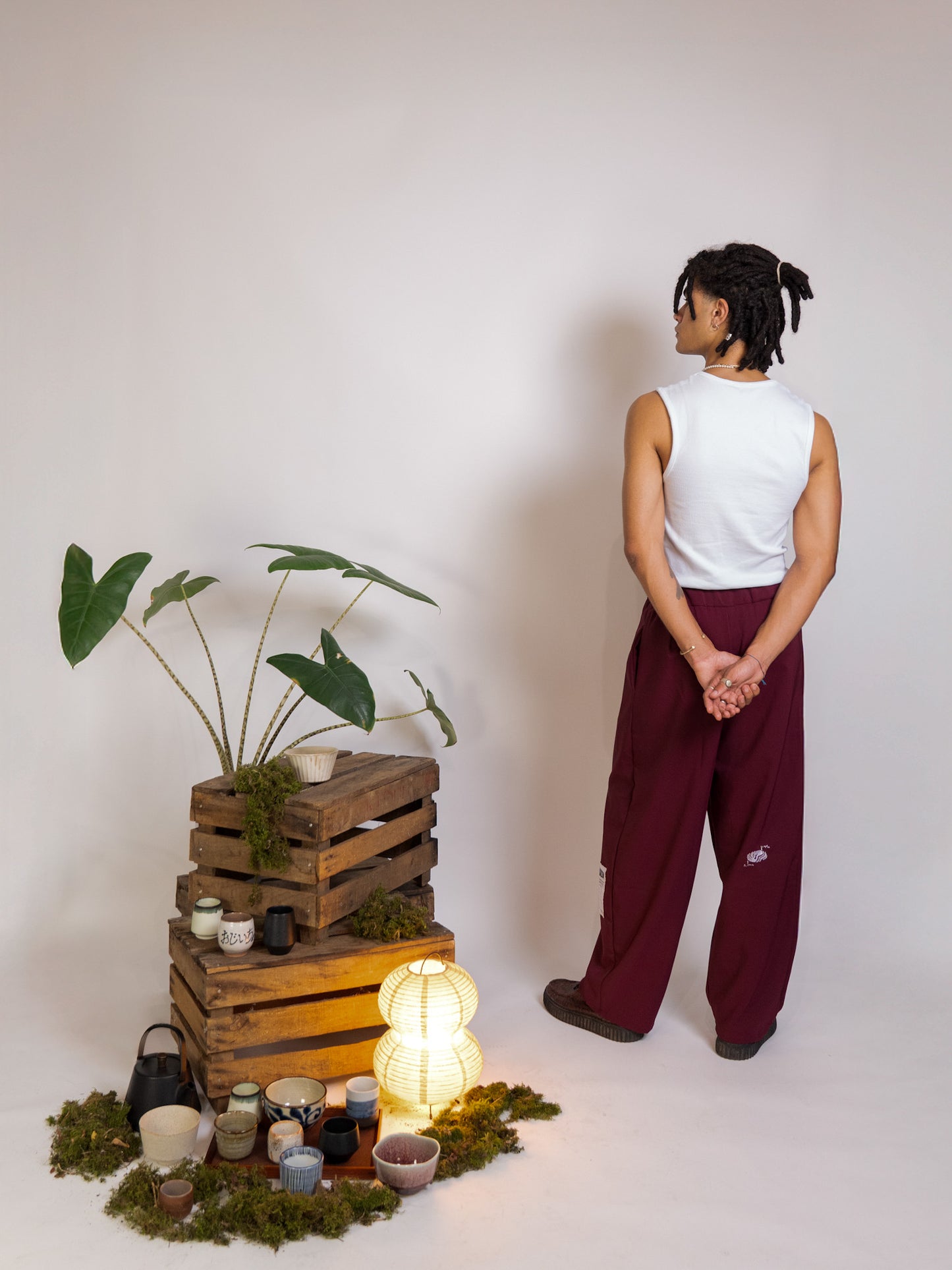 7• Pantalon Bordeaux