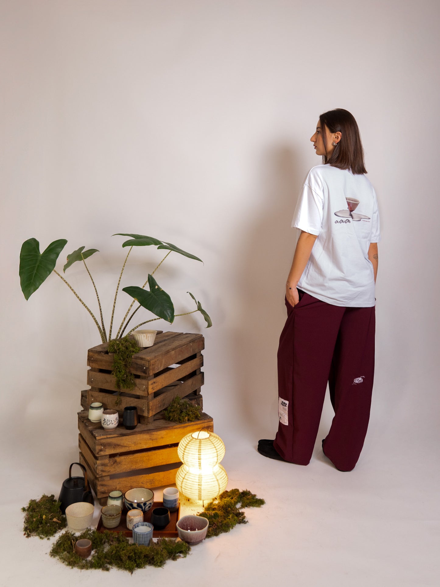 7• Pantalon Bordeaux