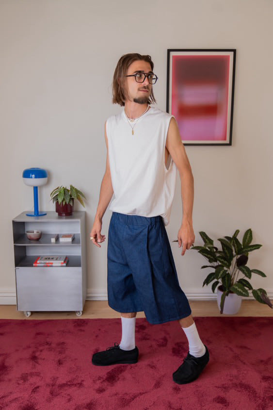 Jorts Bleu